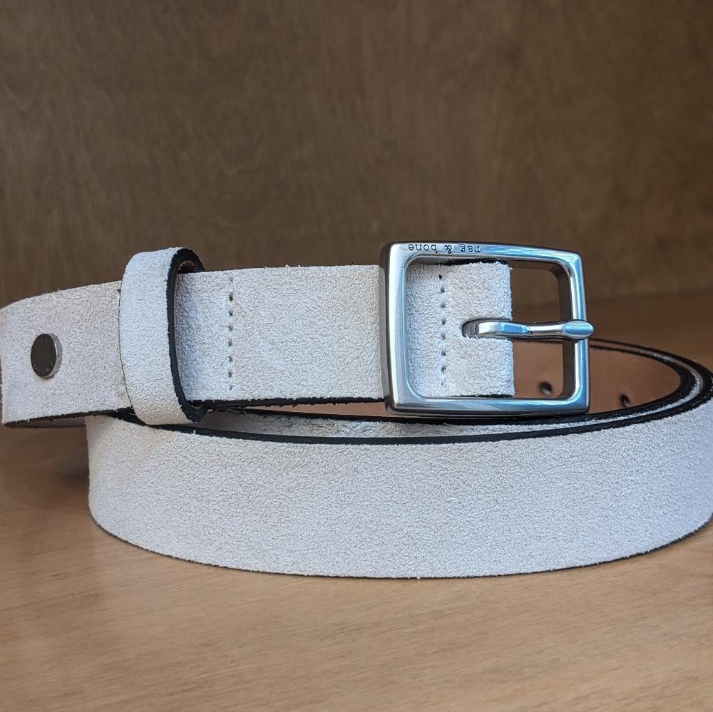 rag & bone Suede Belt